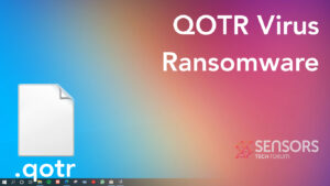 Qotr virus ransomware [.file qotr] Rimuovi e decrittografa [risolto]