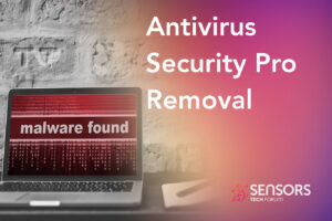 Guia de remoção de malware do Antivirus Security Pro [Desinstalar]