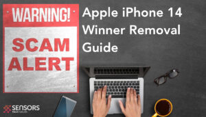 Iphone da Apple 14 Pop-up de fraude do vencedor - Guia de remoção