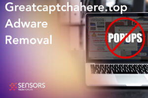 Greatcaptchahere.top Adware Redirecciones - Eliminación [Guía]