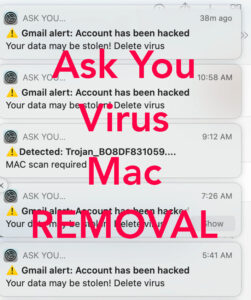 Ask You Virus ポップアップ Mac - それを削除する方法