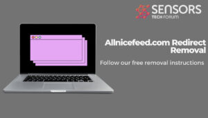 Remoção de redirecionamento Allnicefeed.com
