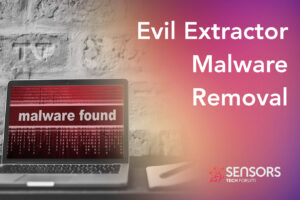 Guida alla rimozione del malware Evil Extractor [risolto]