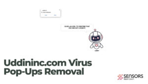 Suppression des pop-ups de virus Uddininc.com