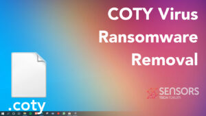 COTYウイルスランサムウェア [.coty ファイル] 削除して復号化