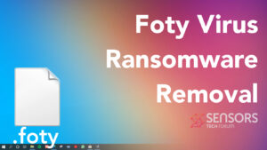 FOTY ウイルス ランサムウェア [.foty ファイル] 削除して復号化