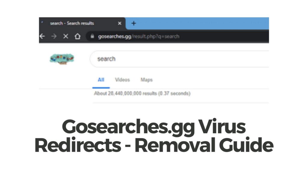 Redirecionamentos de vírus Gosearches.gg - Como remover [resolvido]