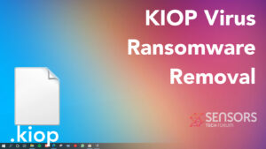 KIOP Virus Ransomware [.kiop Files] Removal & Decrypt