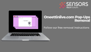 Оneettinlive.com ポップアップの削除