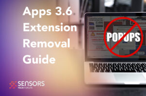 Apps 3.6 Extensão do navegador - Guia de Remoção de Vírus