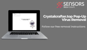 Remoção do vírus pop-up Crystalcrafter.top