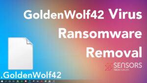 Virus GoldenWolf42 [.Fichiers GoldenWolf42] Enlèvement + La récupération