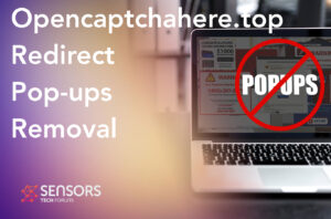 Opencaptchahere.top Pop-up annoncer - Fjernelse Guide Virus [Fix]