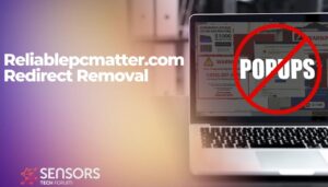 Reliablepcmatter.com Redirect Removal