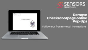 Checkrobotpage.online ポップアップを削除する