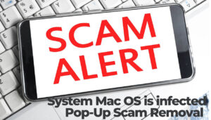 Sistema Mac OS è infetto Rimozione Scam Pop-Up