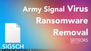 Rimuovi i file .SIGSCH di Army Signal Virus + Ripristinare
