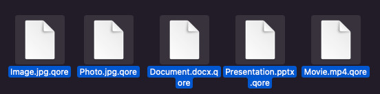 .qore ファイル拡張子を削除する