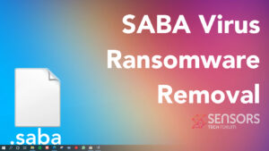 SABA Vírus Ransomware Remoção + Descriptografar Guia