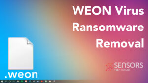 WEON-Virus-Ransomware [.weon-Dateien] Entfernen + Entschlüsselt
