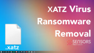 Xatz Files Virus Removal Decryptor kostenloser Fix