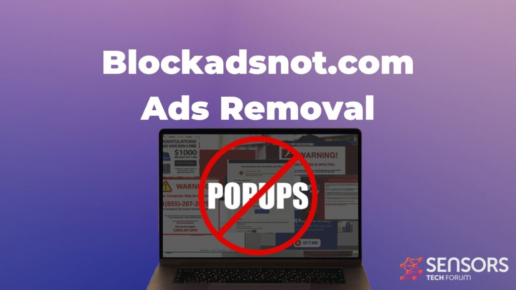 Blockadsnot.com ポップアップ広告の削除