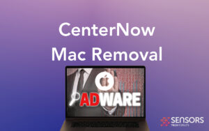 Suppression du virus CenterNow Mac Ads