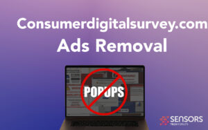 Consumerdigitalsurvey.com のポップアップ広告の削除