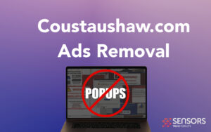 Coustaushaw.com Pop-up Ads Virus Removal