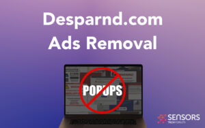 Guia de remoção de anúncios pop-up Desparnd.com