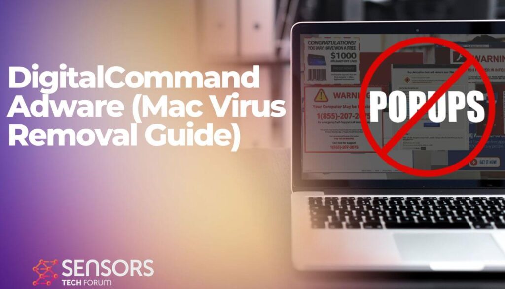 Logiciel de publicité DigitalCommand (Guide Mac Virus Removal)