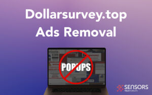 Dollarsurvey.top Vejledning til fjernelse af pop-up-annoncer [løst]
