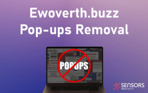 Etapas de remoção dos anúncios pop-up Ewoverth.buzz [Excluir]
