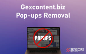 Gexcontent biz ポップアップ広告の削除ガイド