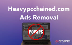 Etapas de remoção do vírus Heavypcchained.com Ads