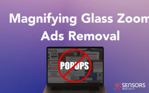 Remoção de anúncios pop-up de zoom de lupa