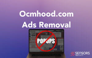 Remoção do vírus de anúncios pop-up Ocmhood.com