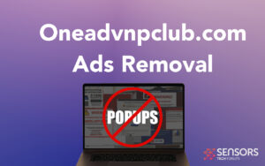 Oneadvnpclub.com Guida alla rimozione degli annunci pop-up