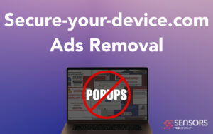 Remoção de anúncios pop-up Secure-your-device.com