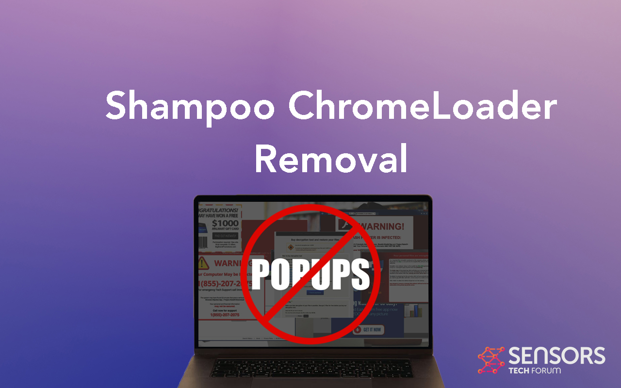 Shampoo ChromeLoader-Erweiterungsvirus
