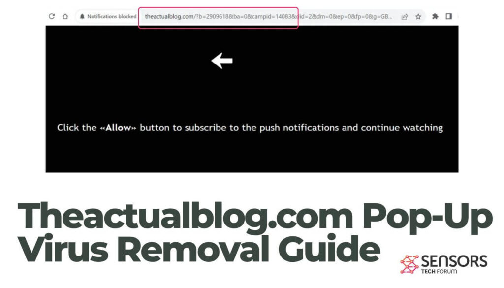 Theactualblog.com Pop-Up Virus Removal Guide