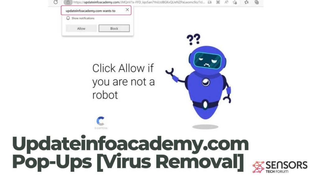 Updateinfoacademy.com Pop-Ups [Virus Removal]