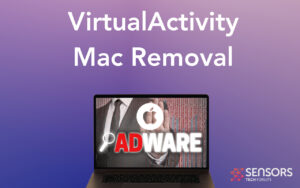 バーチャルアクティビティ Mac 広告 - ウイルス除去ガイド