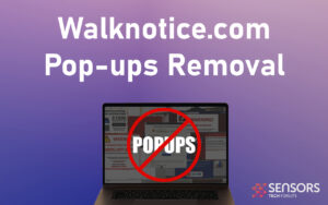 Guia de remoção de anúncios pop-up Walknotice.com