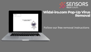 Suppression du virus pop-up Widal-iro.com