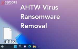AHTW Virus Ransomware .ahtw-bestanden verwijderen + decoderen