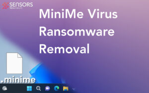 MiniMe Ransomware .minime Files Virenentfernung + Erholung