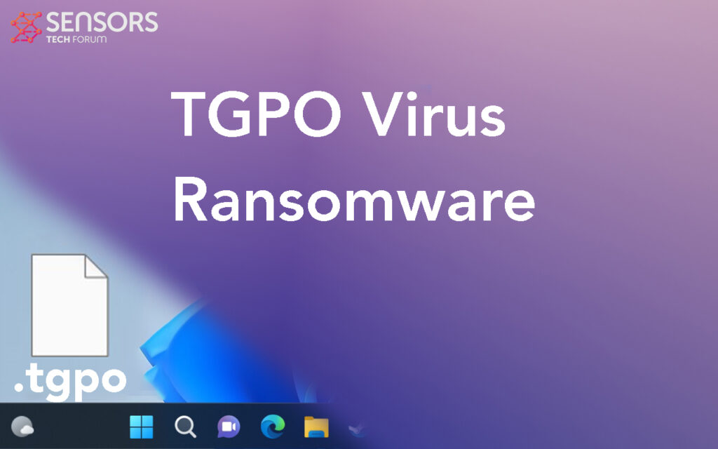 Ransomware de virus TGPO [.Archivos tgpo] Quitar + desencriptar