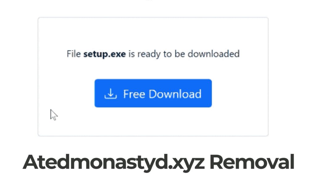Atedmonastyd.xyz Pop-up Ads Virus - Removal