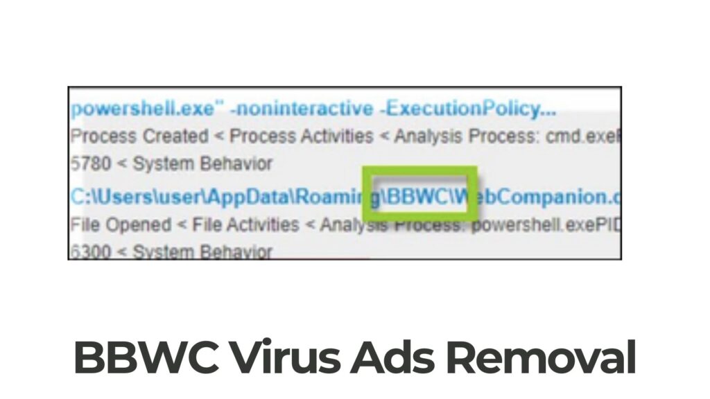 Anleitung zum Entfernen des BBWC Ads-Virus